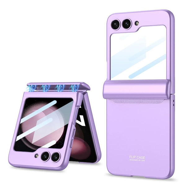 Ultra Thin Matte Hard Magnetic Hinge Protection Case for Galaxy Z Flip5