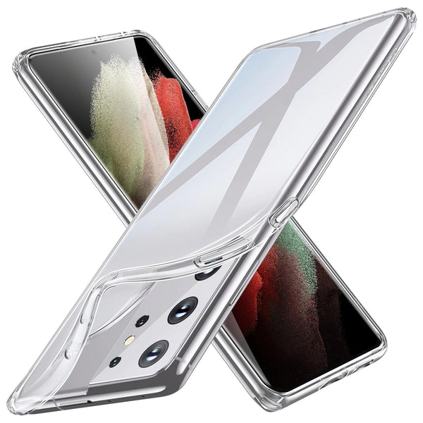Soft TPU Transparent Case For Galaxy S21 Ultra