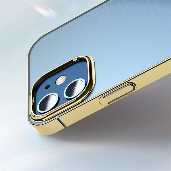 Electroplated Hard Clear Case for iPhone 12 Mini