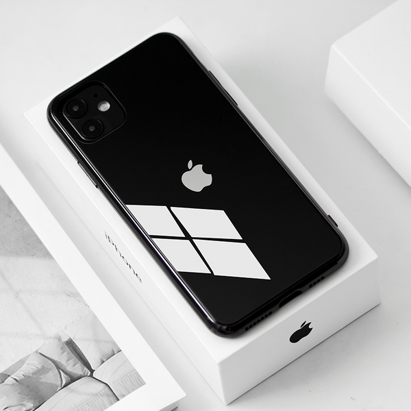 Soft Glass Finish Case For iPhone 11