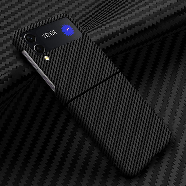 Ultra Thin Carbon Fiber Texture Hard Case for Galaxy Z Flip3
