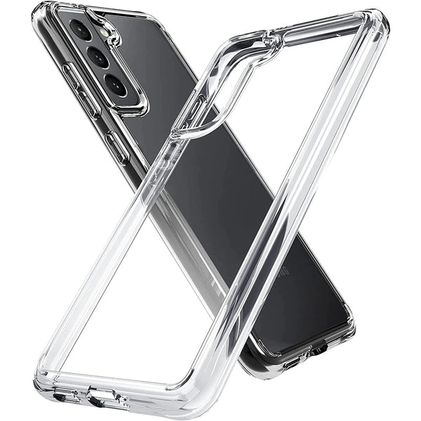 Crystal Clear Glass Case for Galaxy S22 Plus