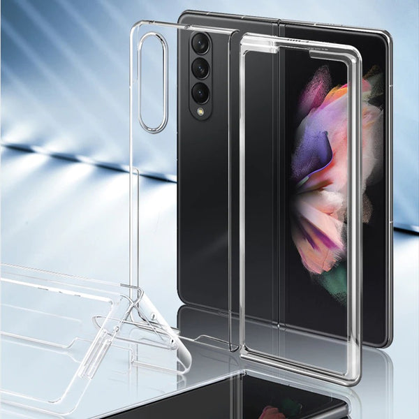 Crystal Clear Glass Case for Galaxy Z Fold3